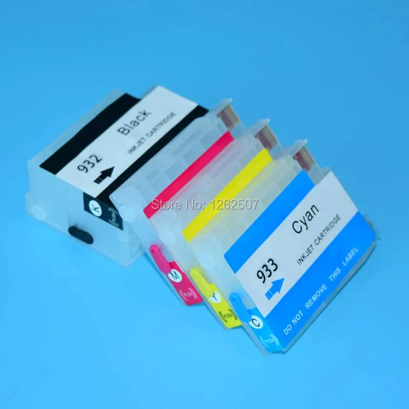 

932XL 933XL Refillable Ink Cartridge With ARC Chip For HP Officejet 6100 6600 6700 7110 7610 7612 7510 7512 Printers