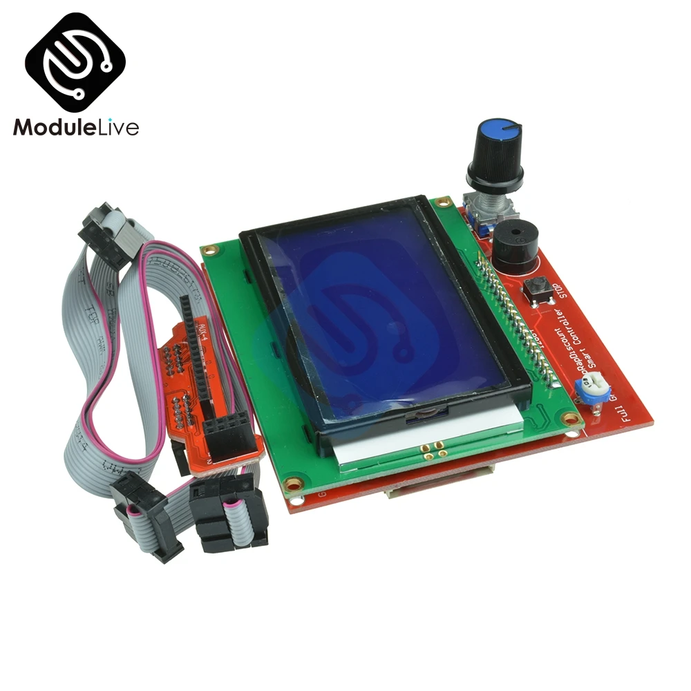 Умные запчасти RAMPS 1 4 lcd 12864 128*64 панель контроллера дисплей монитор материнская