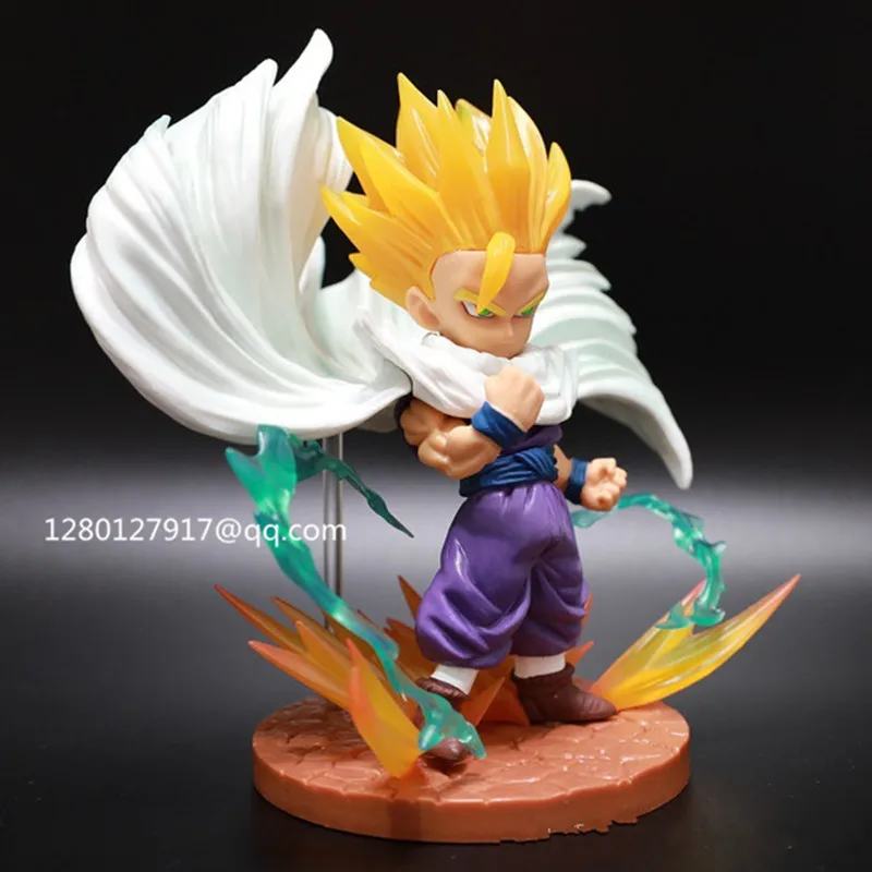 Dragon Ball Z Anger juvenal Son Gohan Super Saiyan ПВХ фигурка Коллекционная модель игрушки 16 см
