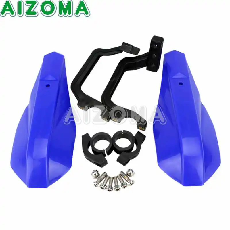 Dirtbike защита для рук мотоцикла 7/" Руль защита от ветра для Honda Yamaha TTR YZF WR CR защита для мотокросса - Цвет: Blue