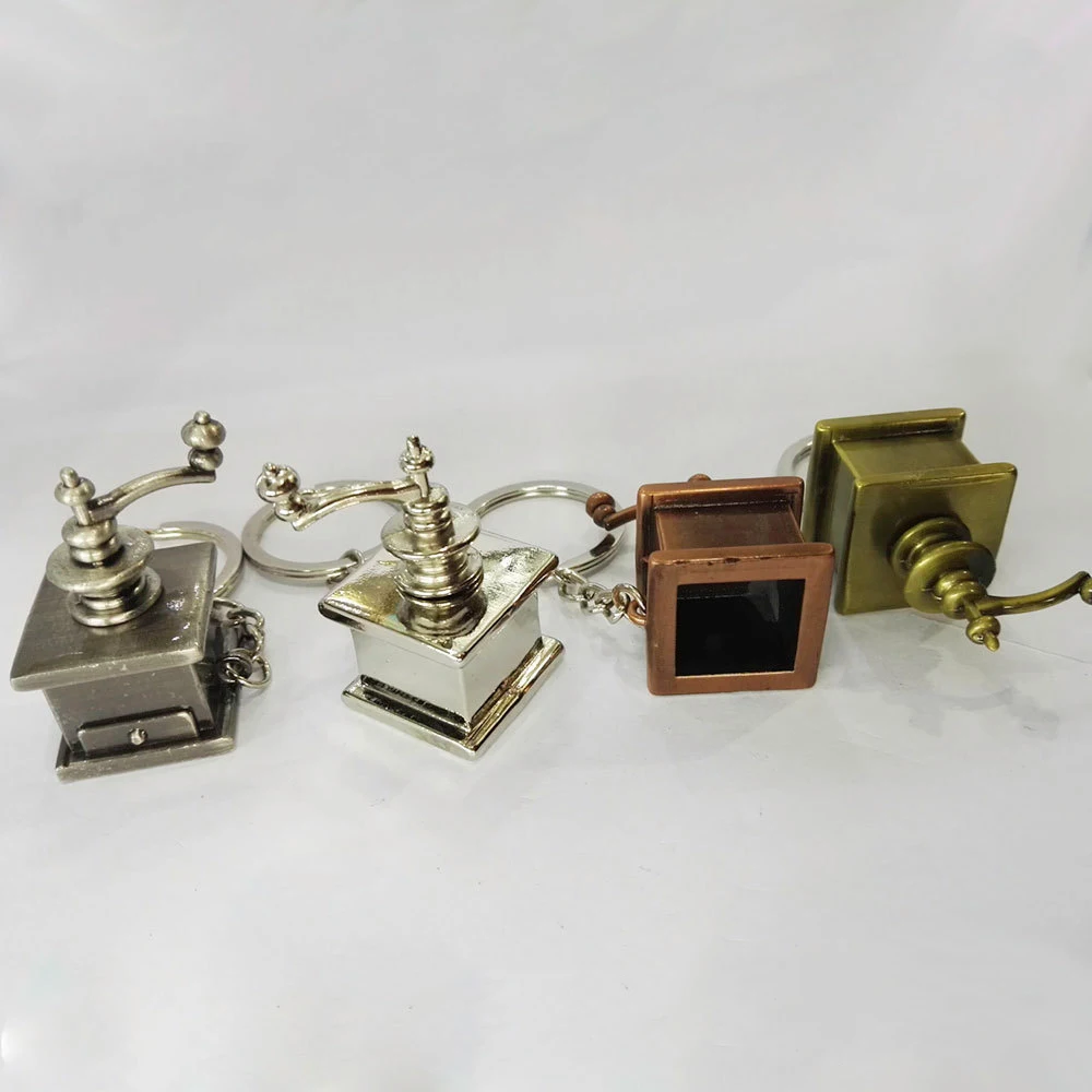 Брелок для ключей ручной кофейной мельницы 3D кольцо креативный брелок