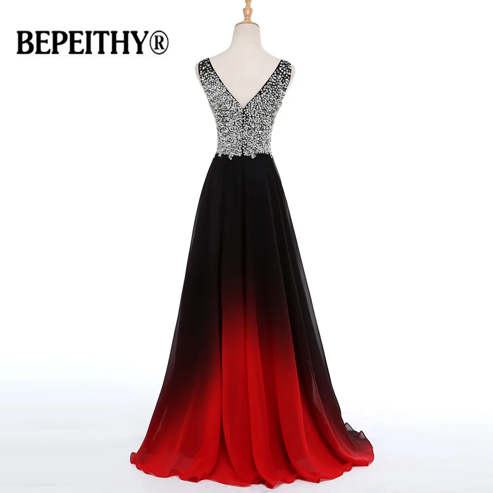Длинное вечернее платье с двойным V образным вырезом длинное 2020|evening dress real photo|long