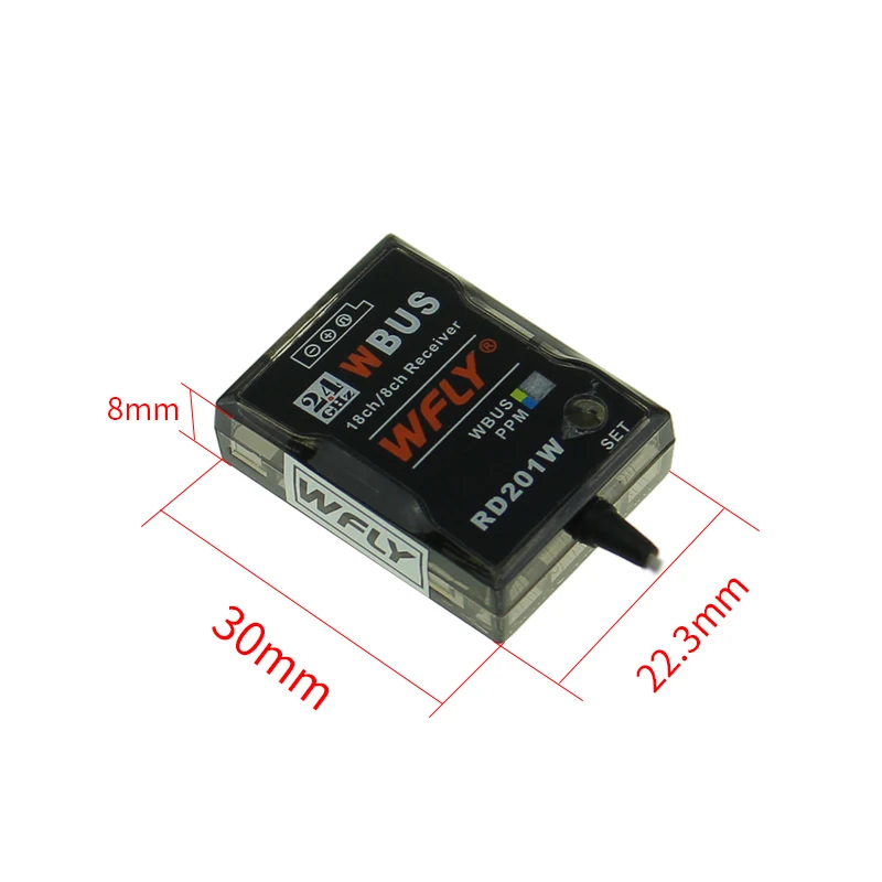 2,4G WFLY приемник WFR04S WFR06S WFR07S WFR09S WBUS RF201S RF207S PPM/PCMS для дистанционного управления для радиоуправляемого дрона