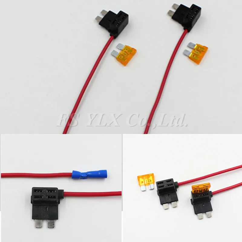 

500 шт., стандартный держатель предохранителей с двойным контуром для автомобильного грузовика