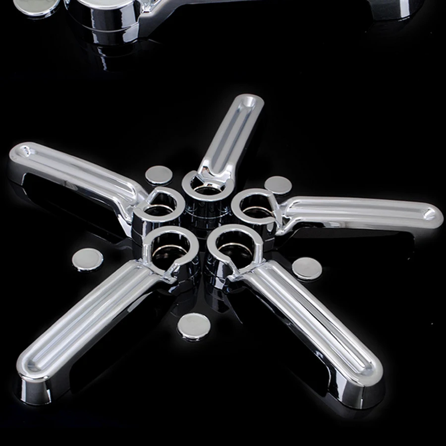 5 шт. новая Тройная хромированная ABS пластиковая дверная ручка Накладка для 2007 2015