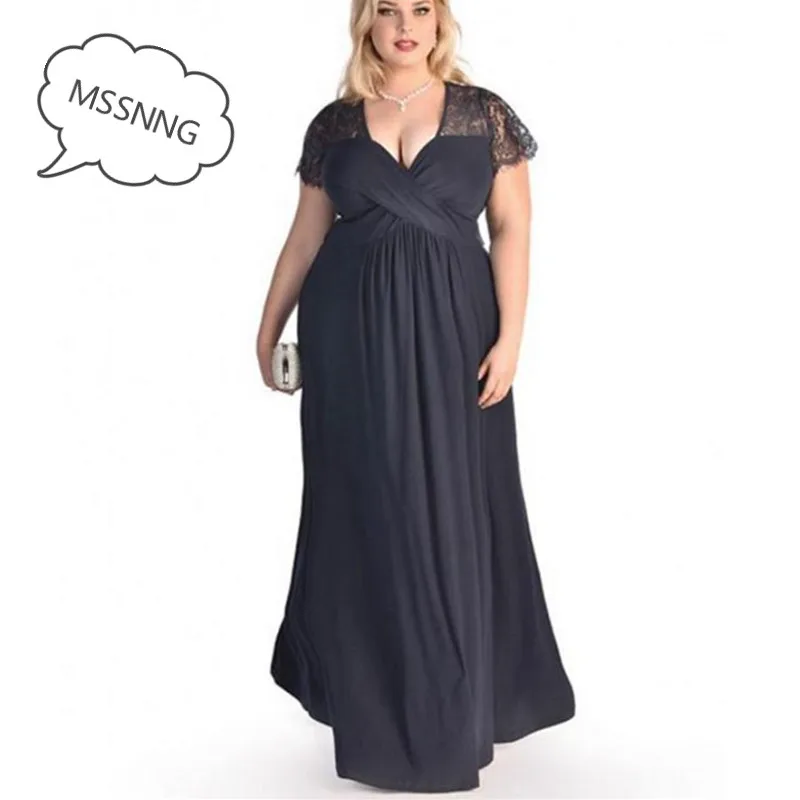 Женское длинное вечернее платье MSSNNG черное или красное кружевное макси большого