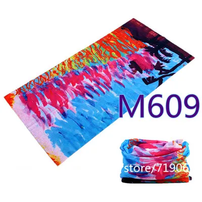 12 шт./лот 601-700 дизайн мульти-Бандана мотоциклетная Байкерская маска для лица шейный шарф Волшебные бесшовные банданы велосипедная головная повязка
