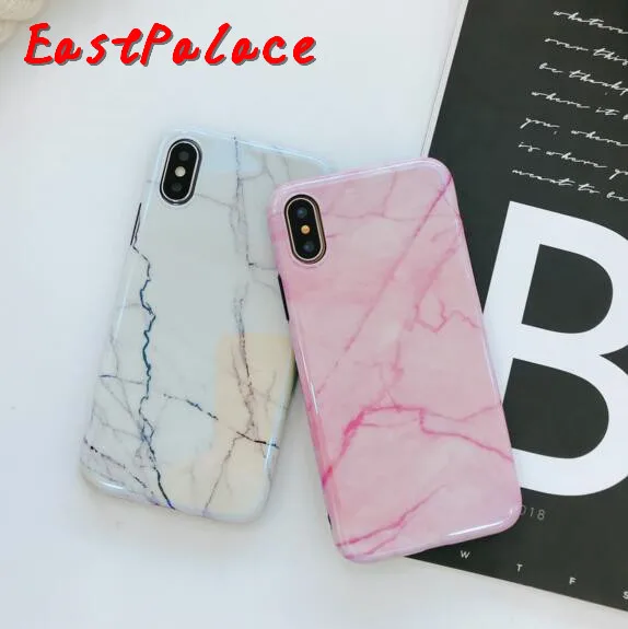 3D мраморный синий луч золотой чехол для телефона IPhone X XS 8 P 7 plus 6 s 6s Капа подарки 10