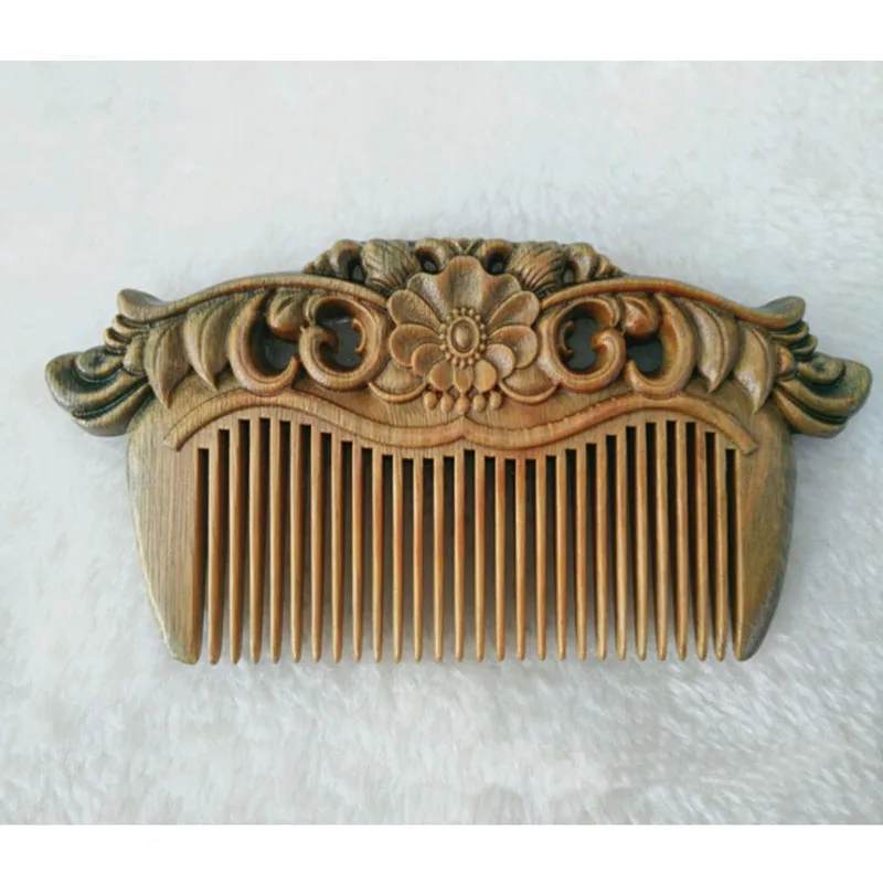 Расческа для волос ручной работы из сандалового дерева 1 шт.|wooden comb|massage hair brushhair