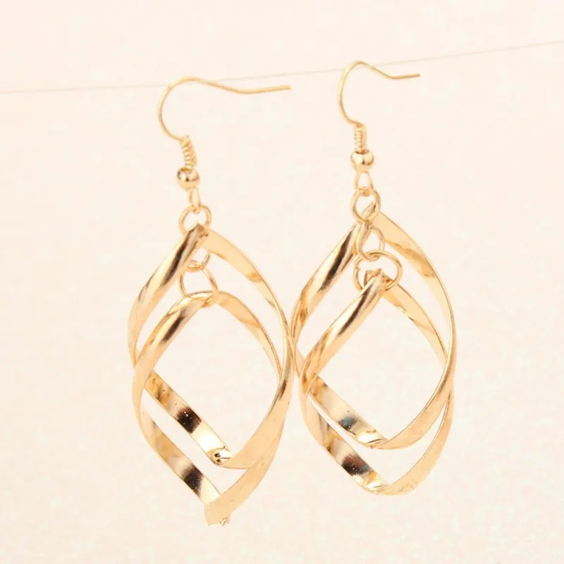 VWKTUUN, винтажные трендовые длинные серьги для женщин, Bijoux, геометрические большие серьги, элегантные летние стильные женские серьги, модное ювелирное изделие