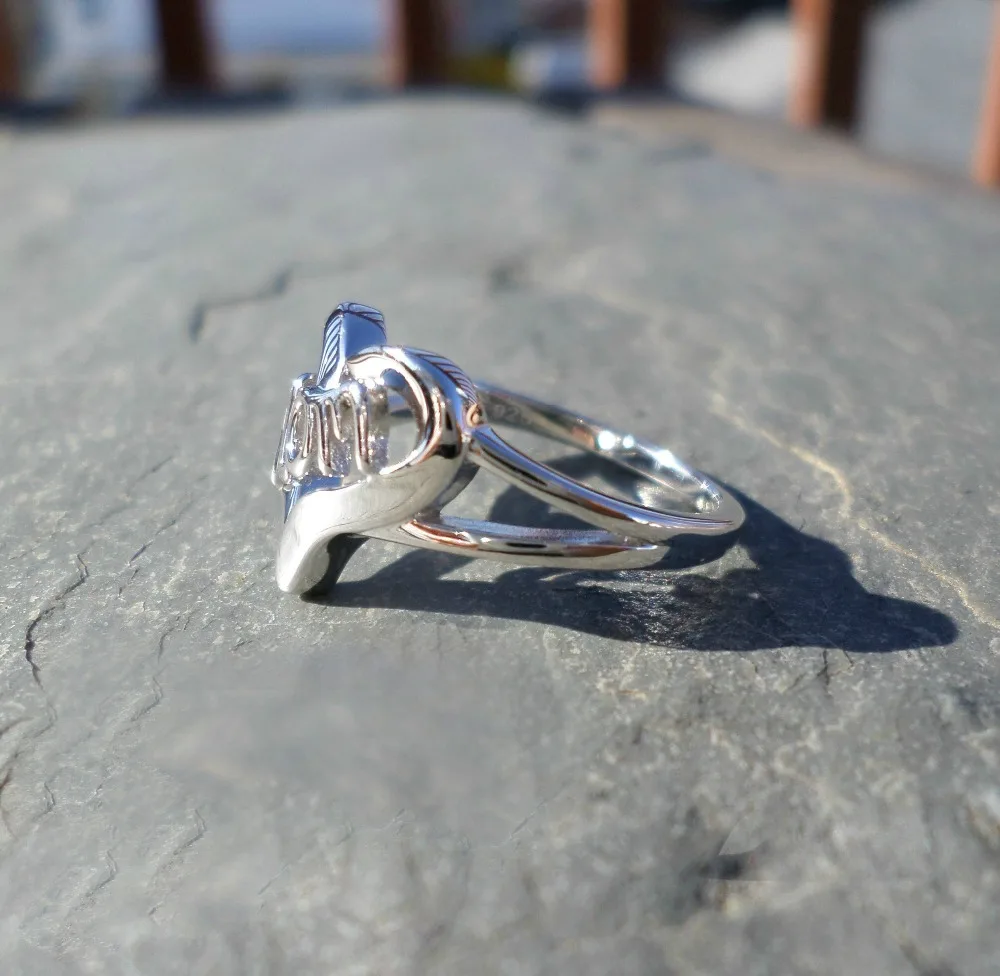 Персонализированная классическая простая форма сердца с буквенным принтом