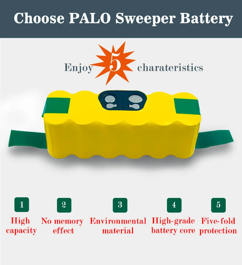 PALO 3500 мА/ч, Батарея для iRobot Roomba 500 600 700 800 900 пылесос Series iRobot roomba 600 620 650 700 770 780 800