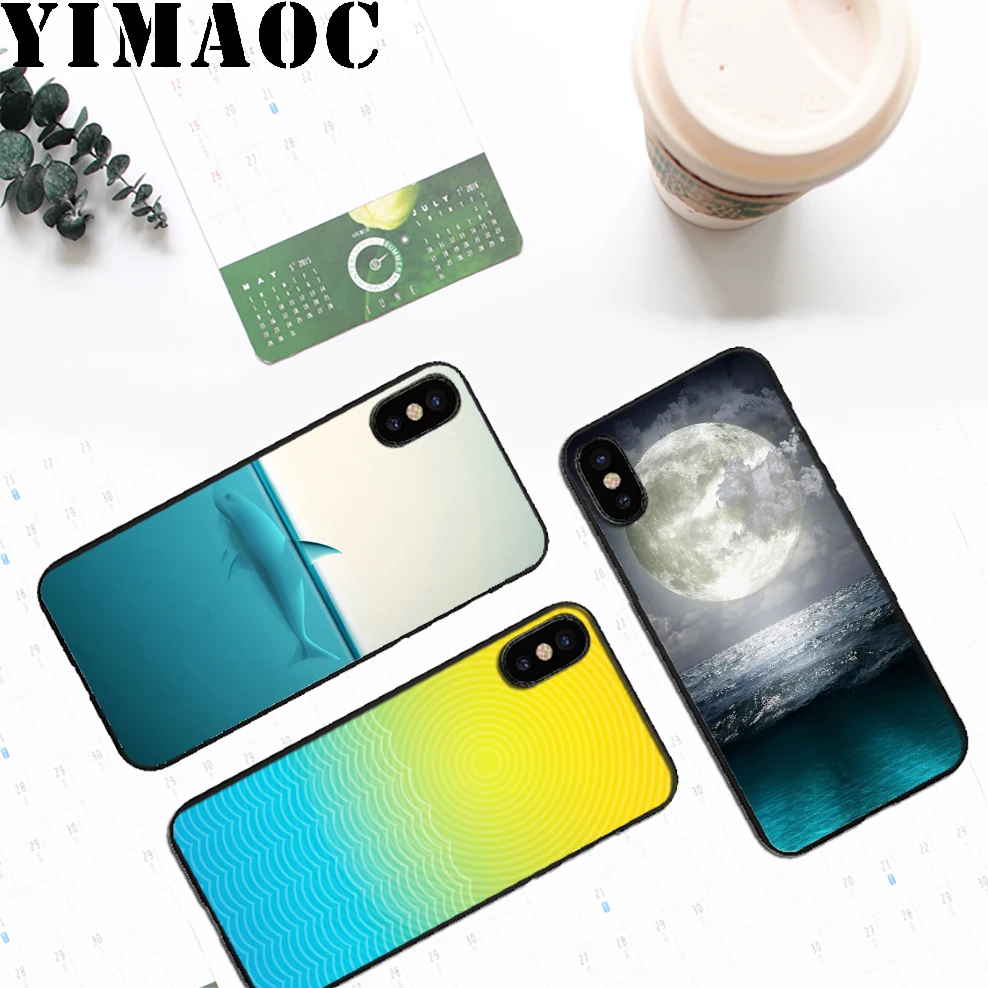 YIMAOC лес океан пейзаж заснеженный горы Мягкий силиконовый чехол для iPhone 11 Pro Xr Xs Max X
