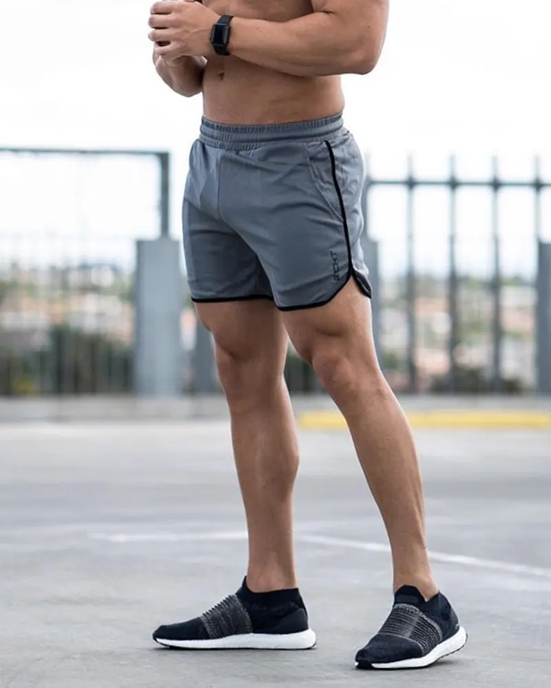 Сетка Для мужчин s шорты летние Crossfit шорты для бега Повседневное Спорт Бодибилдинг Бриджи Фитнес Короткие штаны Для мужчин спортивный зал эстетики