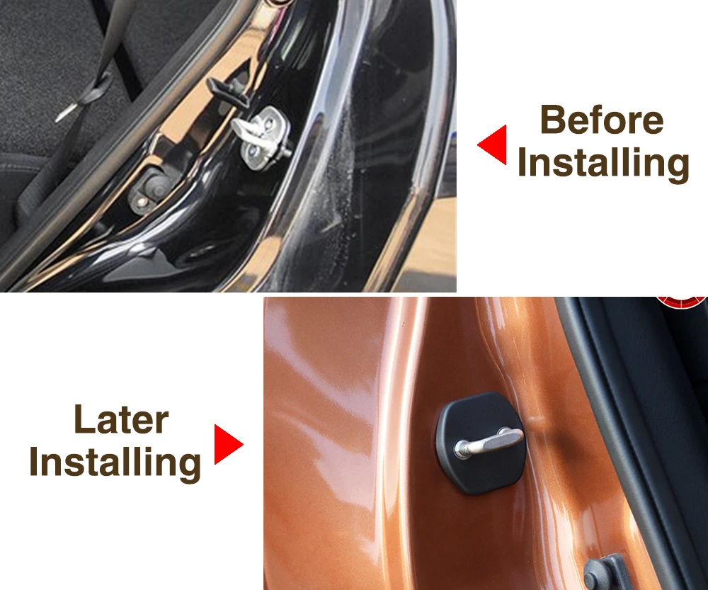 4 шт./компл. задние дверные стрелки подходят для Renault Koleos Nissan Versa крышка дверного