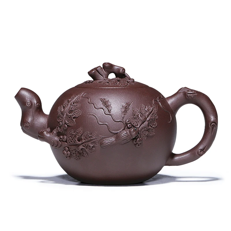 375cc аутентичный Исин Чайник Китайский Здоровый фиолетовый глина бутик Белка
