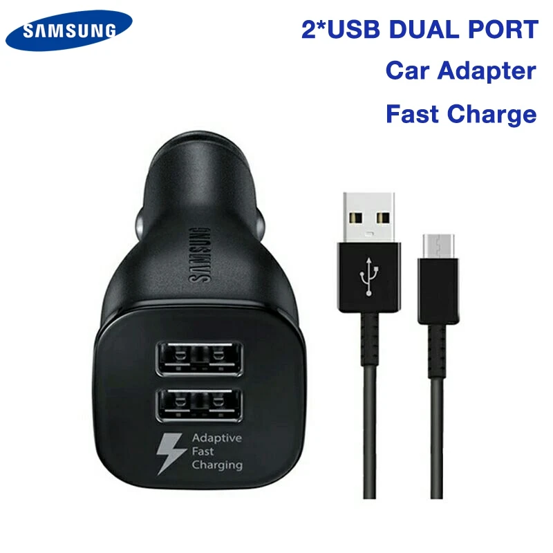 With Type-C Cable Быстрая зарядка автомобиля Зарядное устройство EP-LN920 для samsung Galaxy S8 S9 S9+ S10 плюс A8s S7 S6 A60 A70 Note 8 Note 9 A9 звезда C9 C5 - Тип штекера: With Type-C Cable
