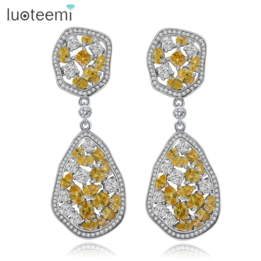 HIBRIDE новые круглые серьги AAA кубические Серги-Обручи из циркония серьги белого цвета для женщин вечерние подарочные букле d'oreille E-544