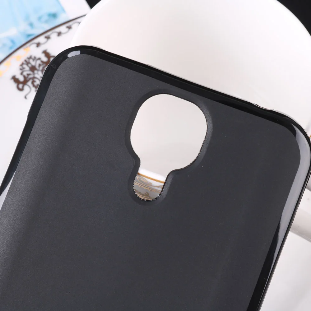 Цветной чехол накладка из мягкого ТПУ Для DOOGEE X9 Pro 5 in X9Pro ультратонкий прозрачный