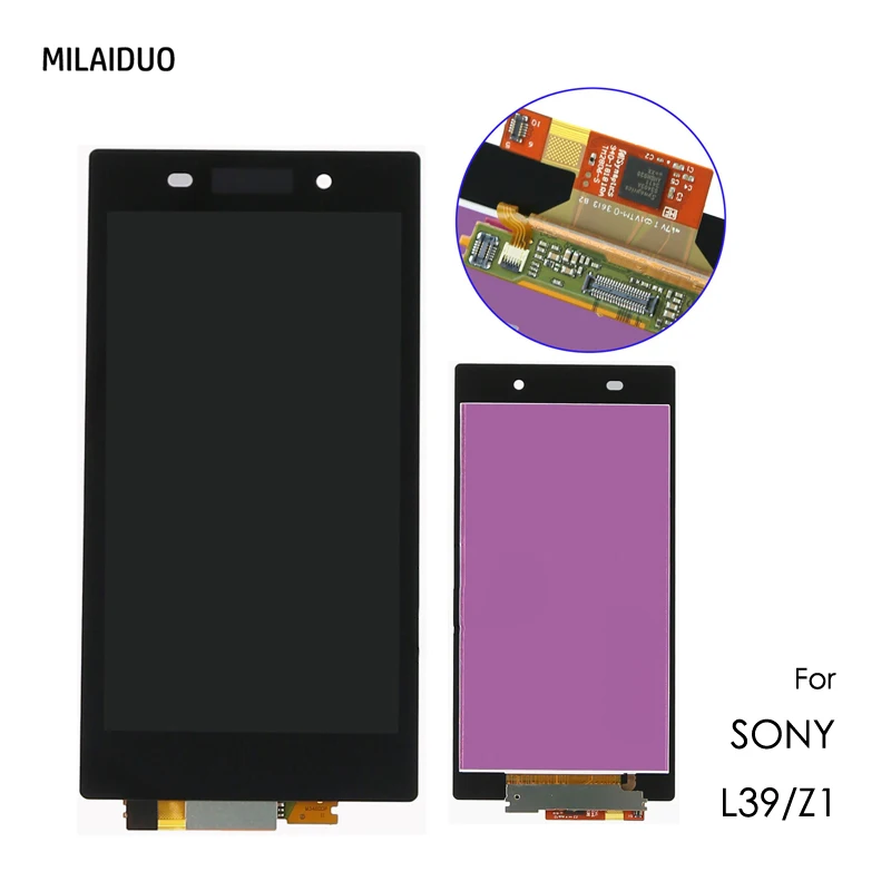 ЖК-дисплей для Sony Xperia Z1 L39 L39H C6902 C6903 сенсорный экран дигитайзер сенсор стекло