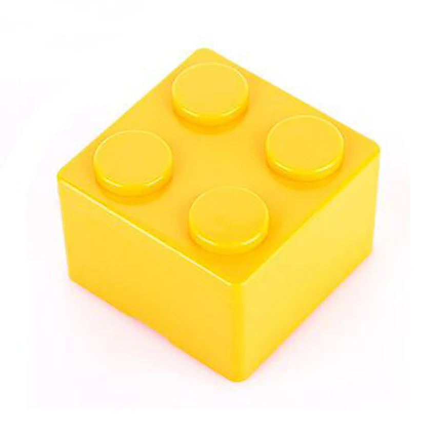 1 шт. DIY строительные блоки толстые цифры кирпичи 2x2 точки развивающие креативный