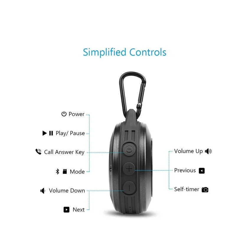 MIFA F10 Outdoor Wireless Bluetooth 4.0 Stereo Portable Speaker Built-in mic Shock Resistance IPX6 Waterproof with Bass | Электроника