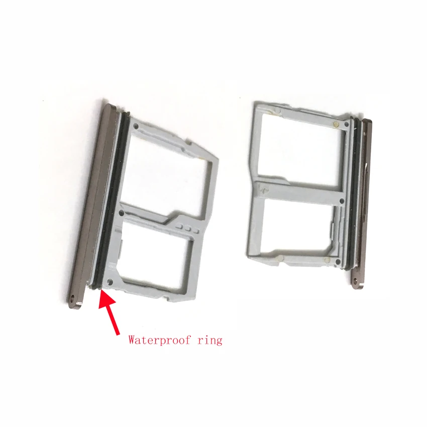 1pcs Sim& SD Card Reader Holder Tray Slot For LG G6 VS988 US997 With Waterproof Container Replacement