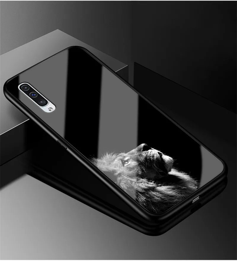 as photo 2 6," Funda для samsung Galaxy A50 чехол стекло твердая задняя крышка чехол для телефона для samsung Galaxy A50 чехол TPU рамка A 50 Coque - Цвет: as photo 2