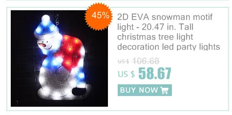 24V navidad Снеговик eva мотив светильник-18,7 дюймов Высокий Праздник Светодиодный светильник украшения Рождественский светильник ing наружное украшение дома