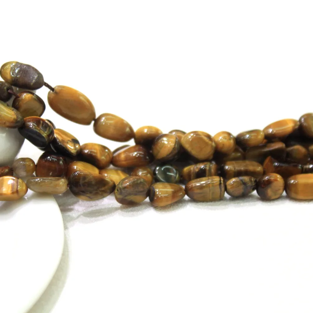 Оптовая продажа нестандартной формы гравия натуральный камень тигровый глаз 6-9