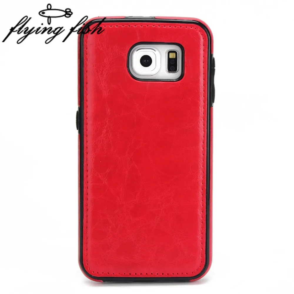 S6 Bag For Samsung Galaxy G9200 5.1&quotPhone Retro Cases Leather Adsorption Cover Coque Telefoon Hoes Skin High Quality Luxury |