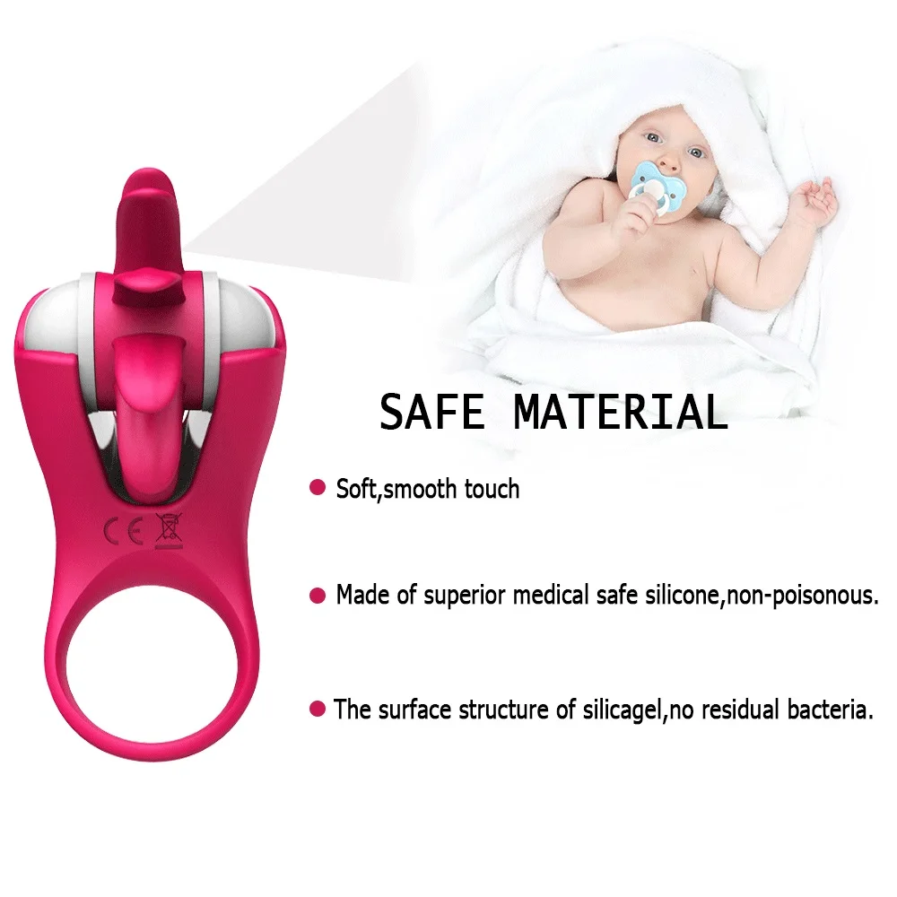 Язык лизание вибратор вращение оральный клитор стимулятор для груди присоска