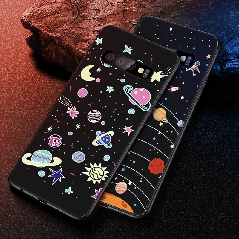 Новая мода узор чехол для Samsung Galaxy A50 S10 плюс S10e M10 M20 M30 A10 A20 A30 A40 A70 с космическим