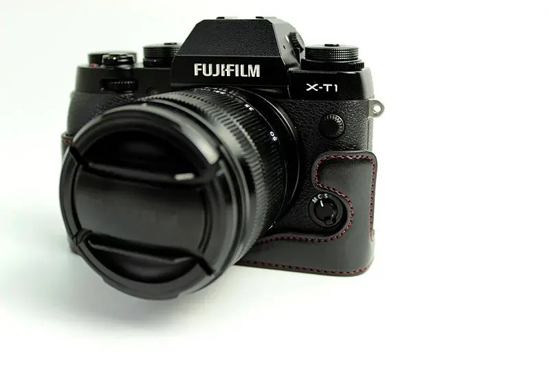 Задняя крышка для фотоаппарата Fujifilm Fuji из искусственной кожи XT2|camera leather covers|half