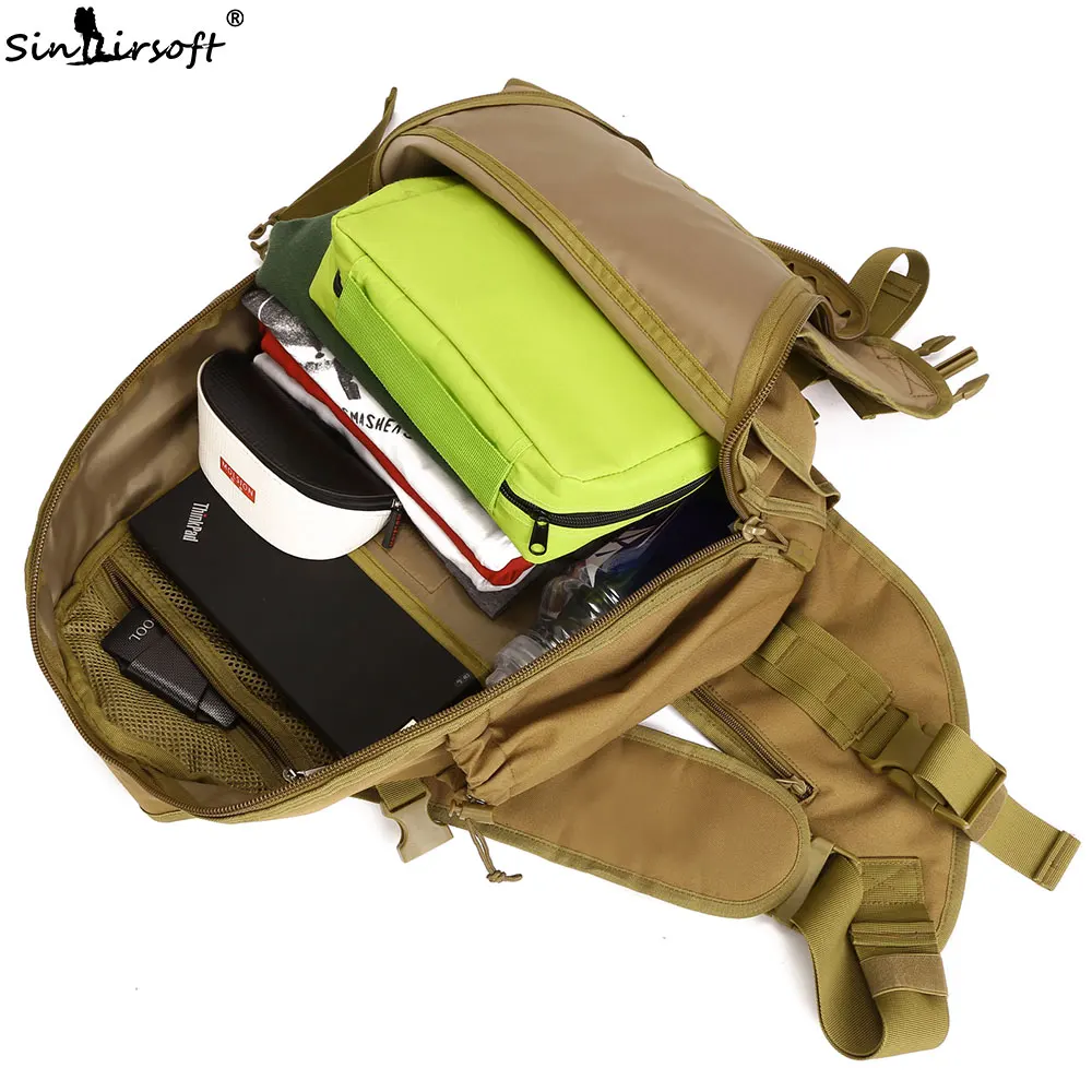 SINAIRSOFT 14-дюймовый ноутбук рюкзак мужской военный тактический рюкзак военный охота спортивная сумка водонепроницаемый 900D Нейлон рыбалки LY0080