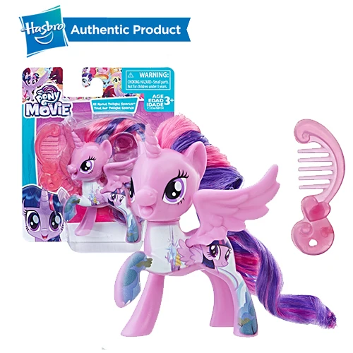 TWILIGHT SPARKLE FurReal Friends, My Little Pony с рисунком из мультфильма «Мой Маленький Пони» друзей 3-дюймовая пленка маленькие пони всех цветов радуги; платье в серии «Lyra Heartstring редкость фигурка коллекционная игрушка - Цвет: TWILIGHT SPARKLE