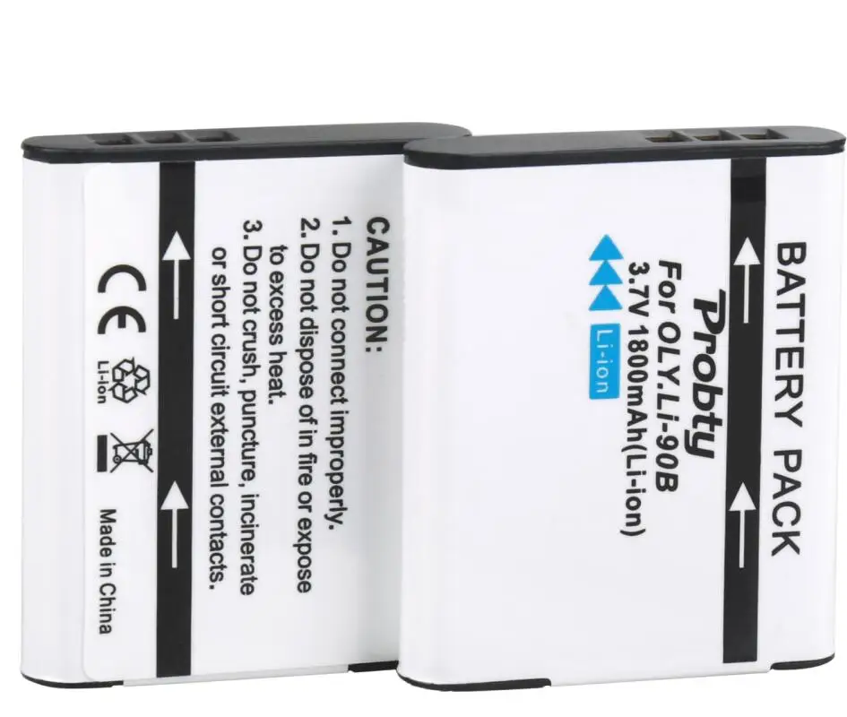 2 battery Li-90B Батарея& Зарядное устройство для цифровой камеры Olympus LI-92B TG-4 TG-3 TG-2 TG-1 iHS SH-60 SP-100 Olympus жесткая TG-1 iHS Olympus жесткая TG-2 iHS - Цвет: 2 battery