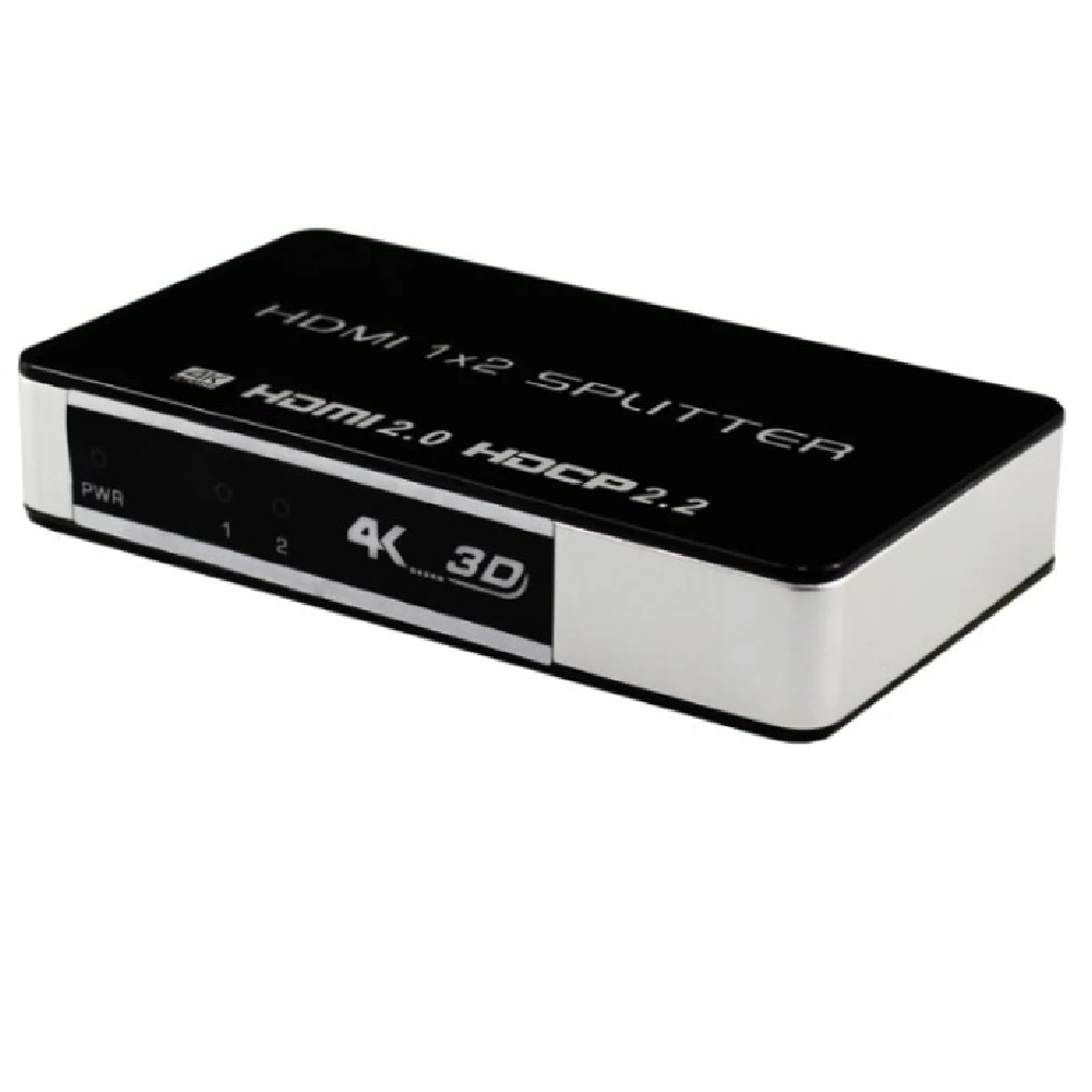 Разветвитель HDMI 2 0 4K 60 Гц HDCP разветвитель усилитель переключатель с адаптером
