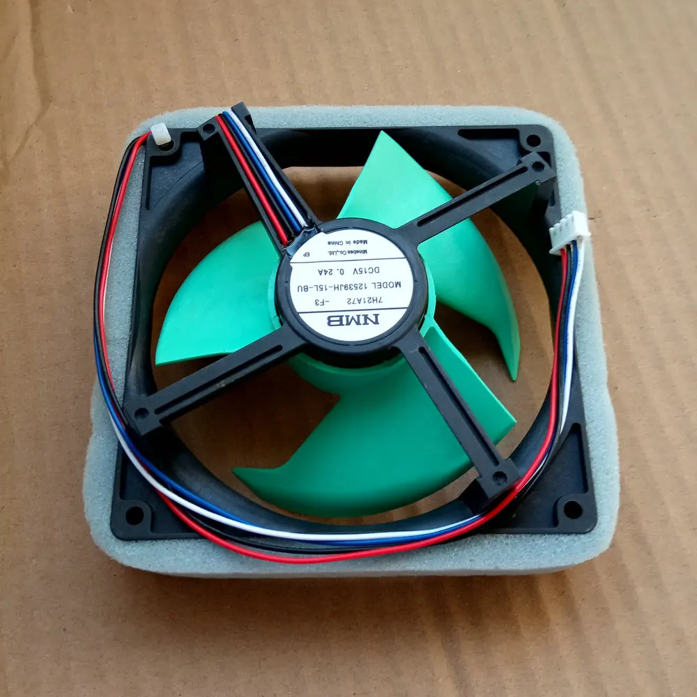 Новый оригинальный вентилятор охлаждения холодильника NMB 12539JH 15L BU DC15V 0.24A 12