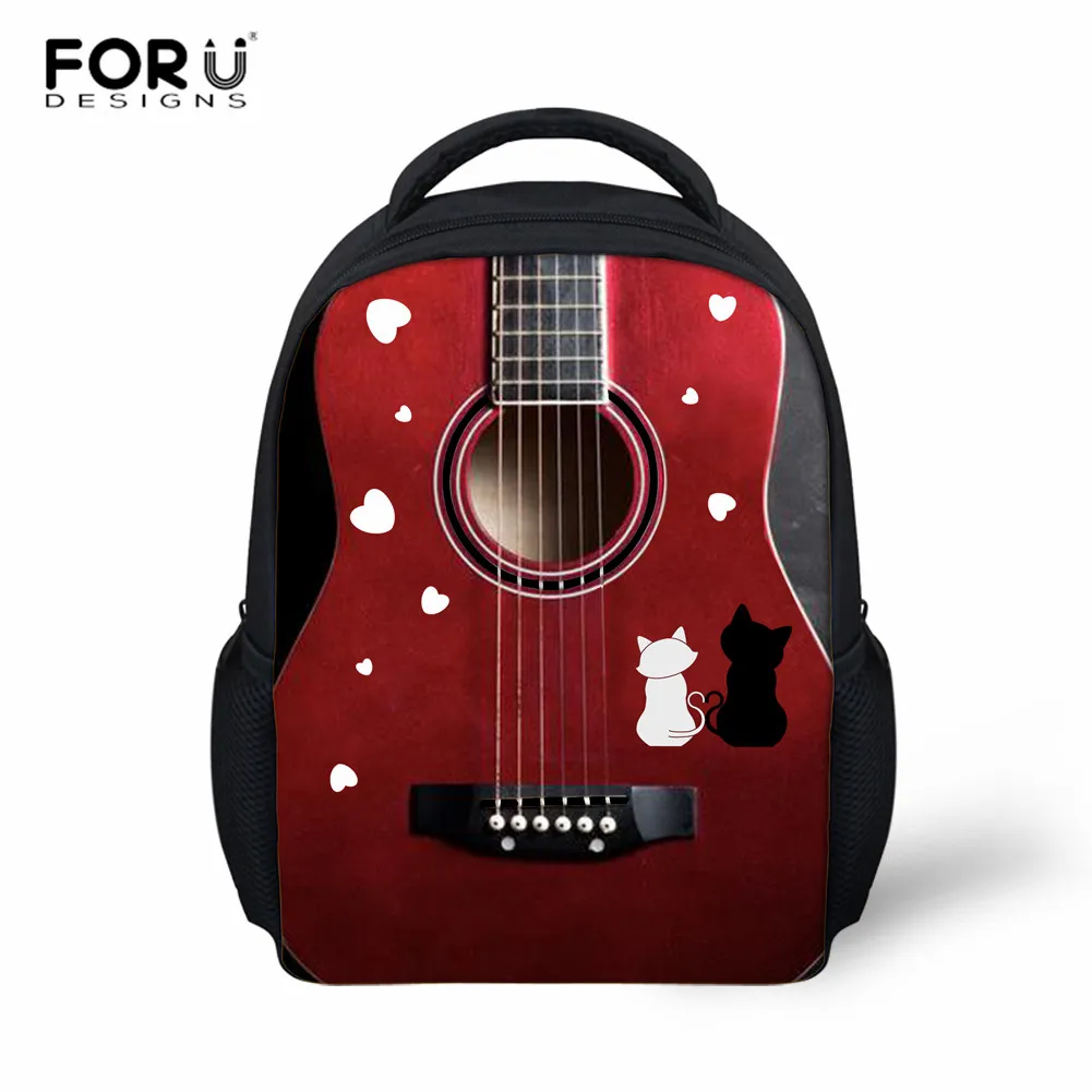 Детские школьные сумки с музыкальным принтом маленький школьный ранец для