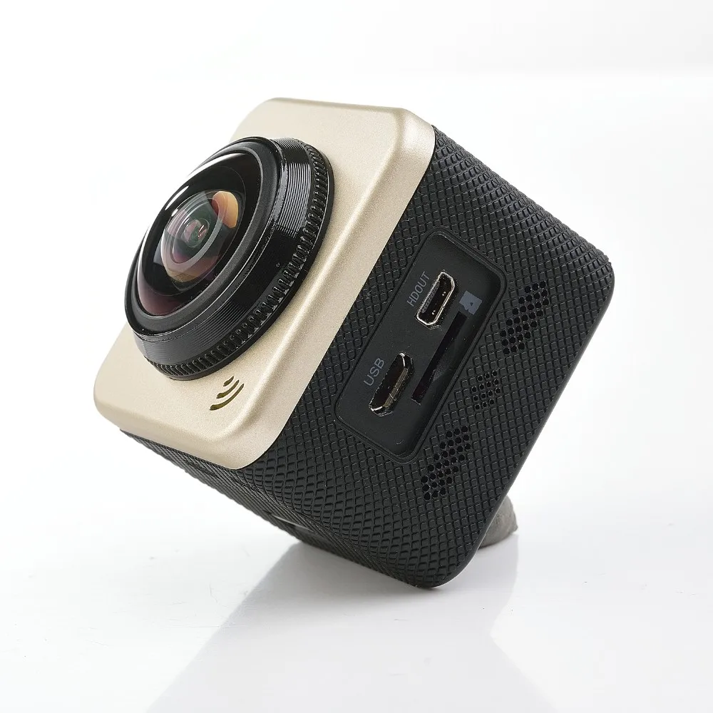 SOOCOO C-UBE360S WiFi 1,5 дюймов 30 м водонепроницаемая Мини спортивная экшн-камера 360 широкоугольная камера s 360*180 HD камера