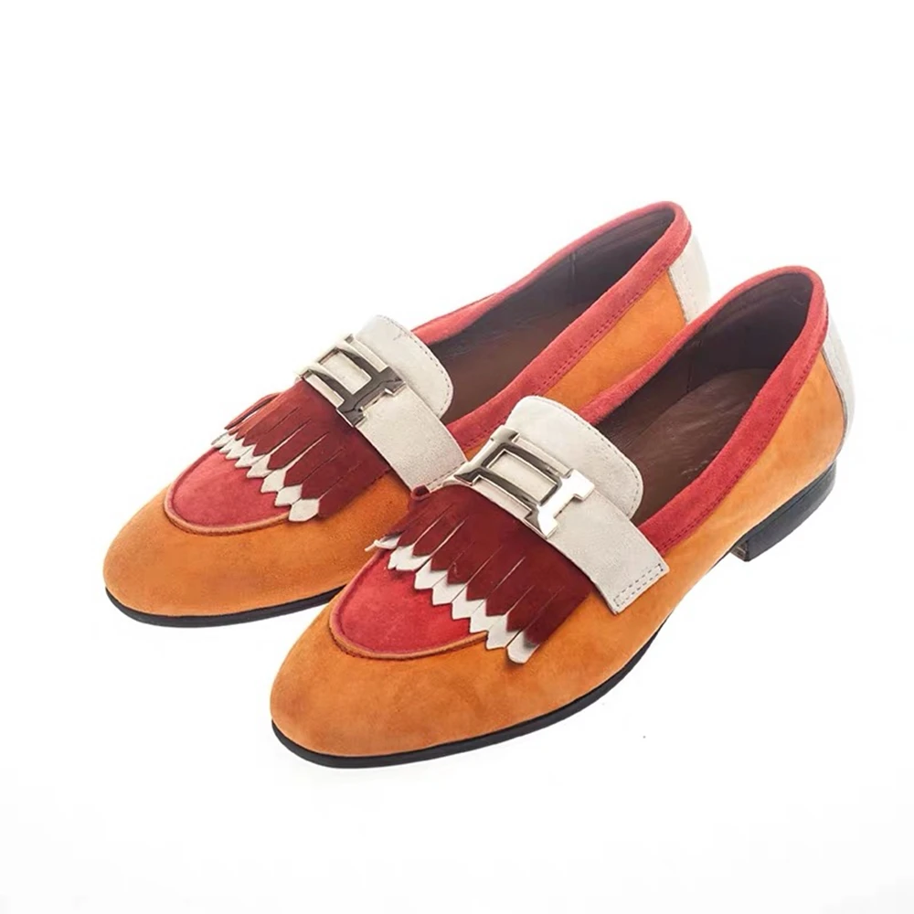 FITOW/2019 г. Новая весенняя повседневная обувь женские лоферы без застежки женская