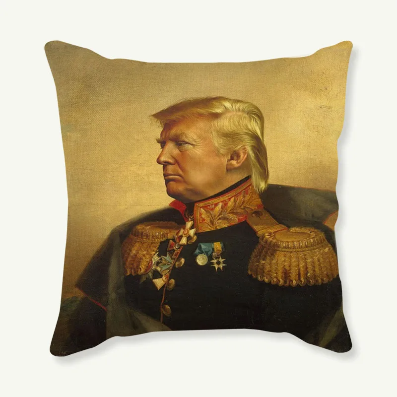 Картина маслом стиль Брэда Питта Дональда Трампа Элвиса Пресли общий портрет костюм украшения художественная Подушка диванная Подушка Чехол