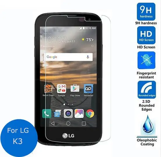2.5D 0 3 мм закаленное стекло для LG K3 LTE K K100 K100DS LS450 4 5 &quotЗащитная пленка экрана
