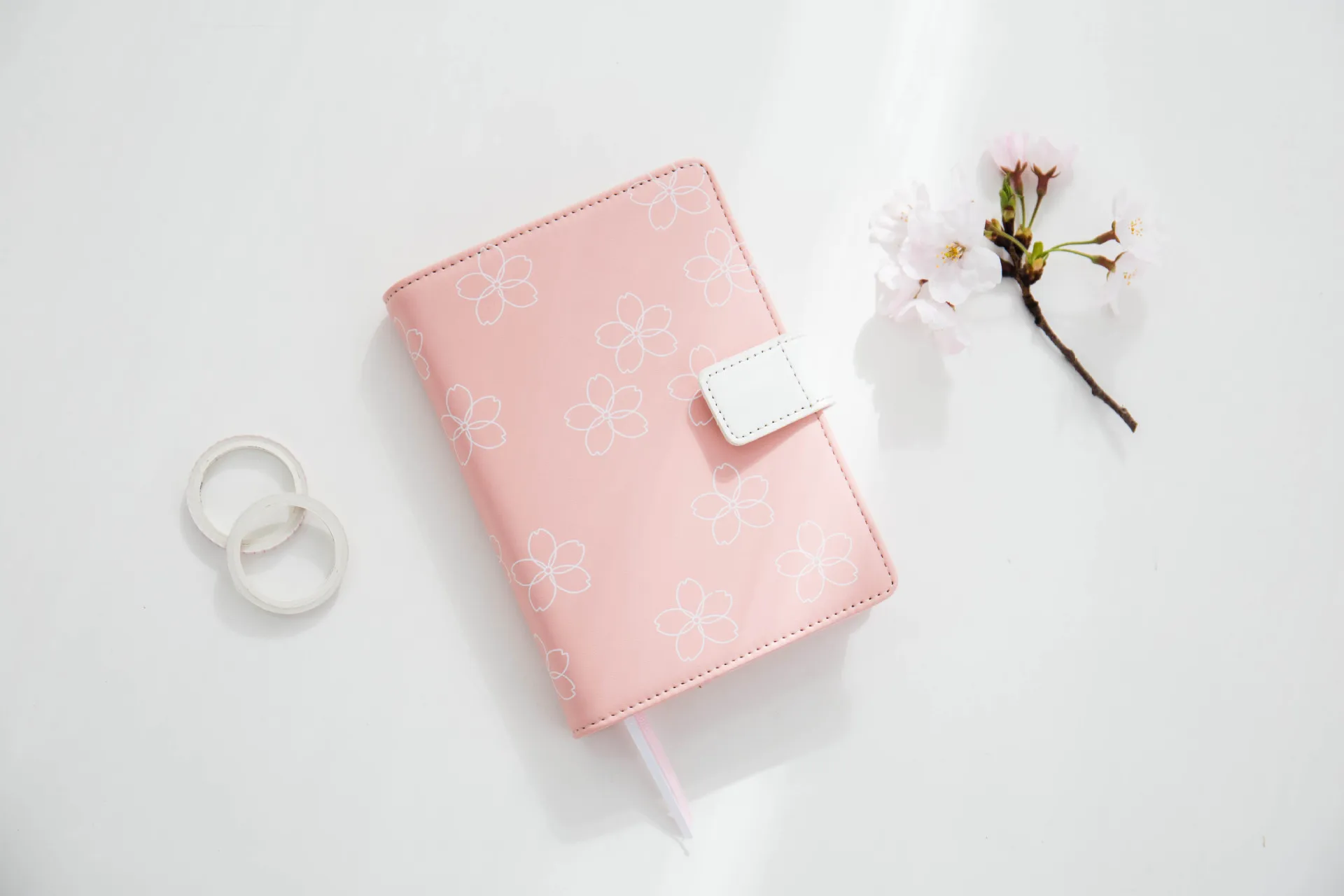 Meet Sakura PU Обложка ежедневный ноутбук подарочный набор с ручкой васи ленты линейка набор мягкая записная книжка подарок для дня рождения специальный случай