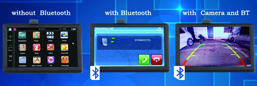 Катарина 7 дюймов HD Автомобильный gps навигатор FM Bluetooth AVIN Navitel последняя Европа карта Sat nav грузовик gps навигаторы
