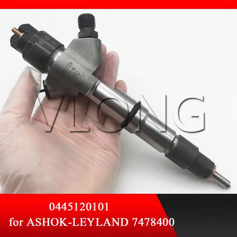 Common rail Фюле инжектор 0445120101 для ASHOK LEYLAND 7478400 QUANCHAI|Топливный инжектор| |