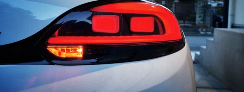 Задние фонари автомобиля для VW Scirocco задний фонарь задний багажная лампа крышка drl+ сигнала+ тормоз+ обратная задняя подсветка