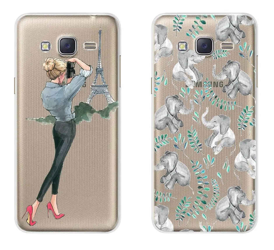 Мягкий ТПУ чехол с милым котом для samsung Galaxy J2 Prime G532F, силиконовый чехол для телефона, бампер для samsung Galaxy J2 Grand Prime