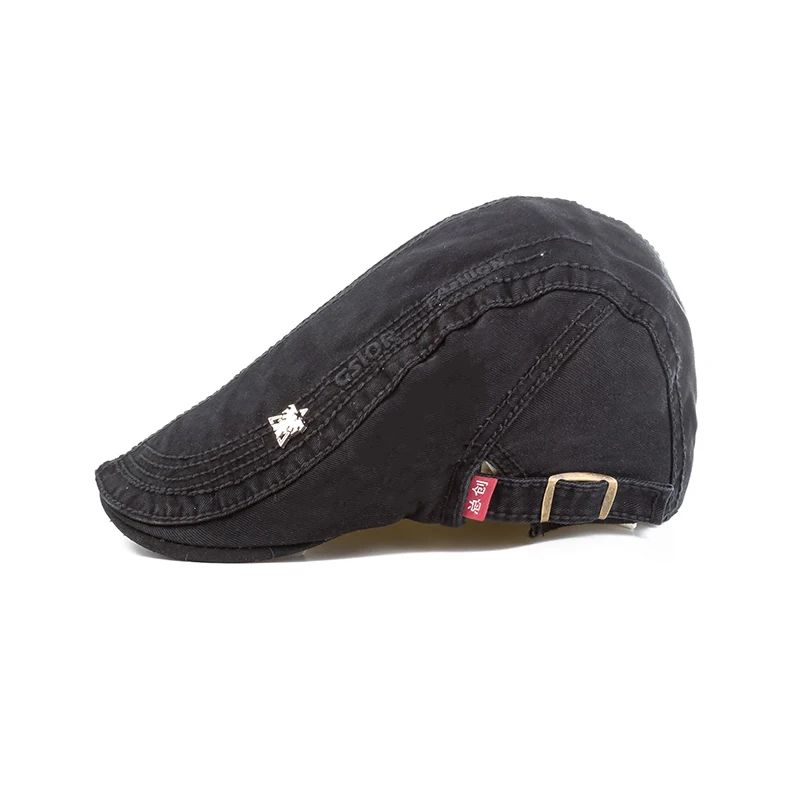 British retro caps Men Berets Cotton Hats Adjustable Casual Visors Peaked cap Gorras Planas bone Flat Caps Men's Berets boina